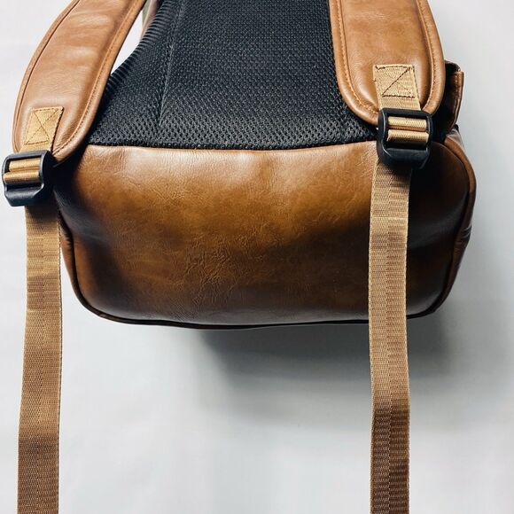 LXY Vegan Leather Laptop backpack, Vintage, USB charging port, Multiple pockets - Picture 6 of 9